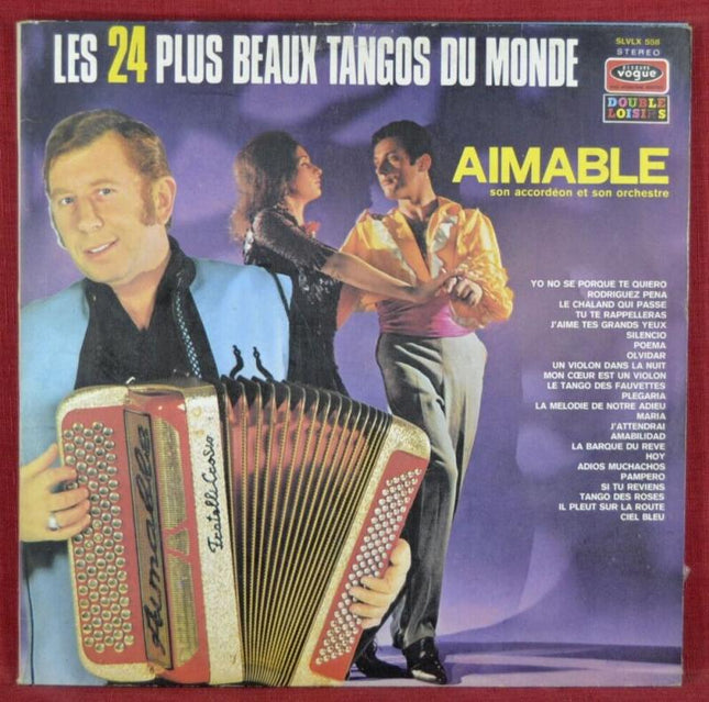 les 24 plus beaux tangos du monde aimable - disque vinyle 33 tours