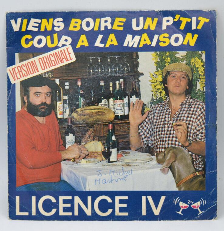 Lizenz IV – Komm und trink etwas zu Hause – 45 U/min Vinyl-Schallplatte
