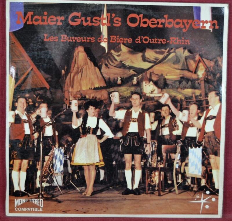 maier gustl's oberbayern les buveurs de bière d'outre rhin vinyle 33 tours