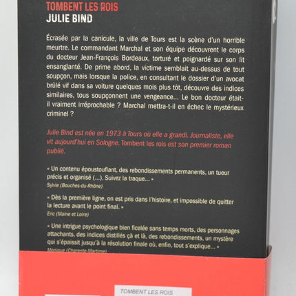 Tombent les rois – Julie Bind roman contemporain drame social pouvoir chute destin occasion - livre
