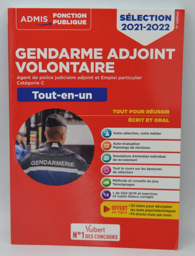 Auswahltests für freiwillige Gendarmenassistenten 2021–2022 – Dominique Herbaut – Buch