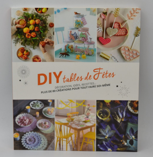 DIY holiday table decorations, recipe ideas. Over 80 DIY creations - book