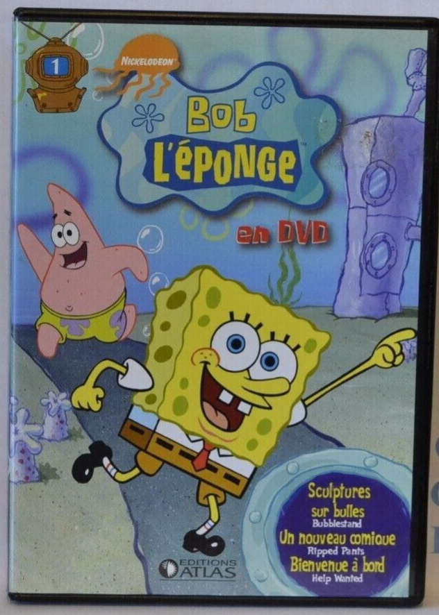 dvd bob l'éponge sculptures sur bulles