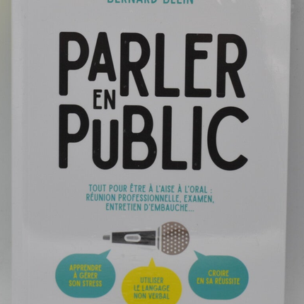 Parler en public - Bernard Blein - livre
