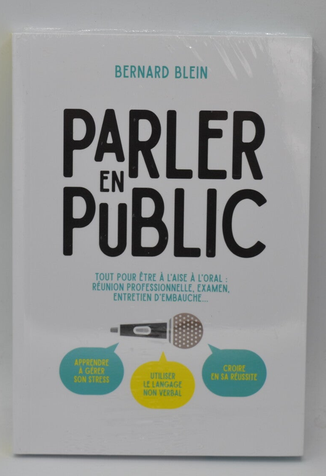Parler en public - Bernard Blein - livre