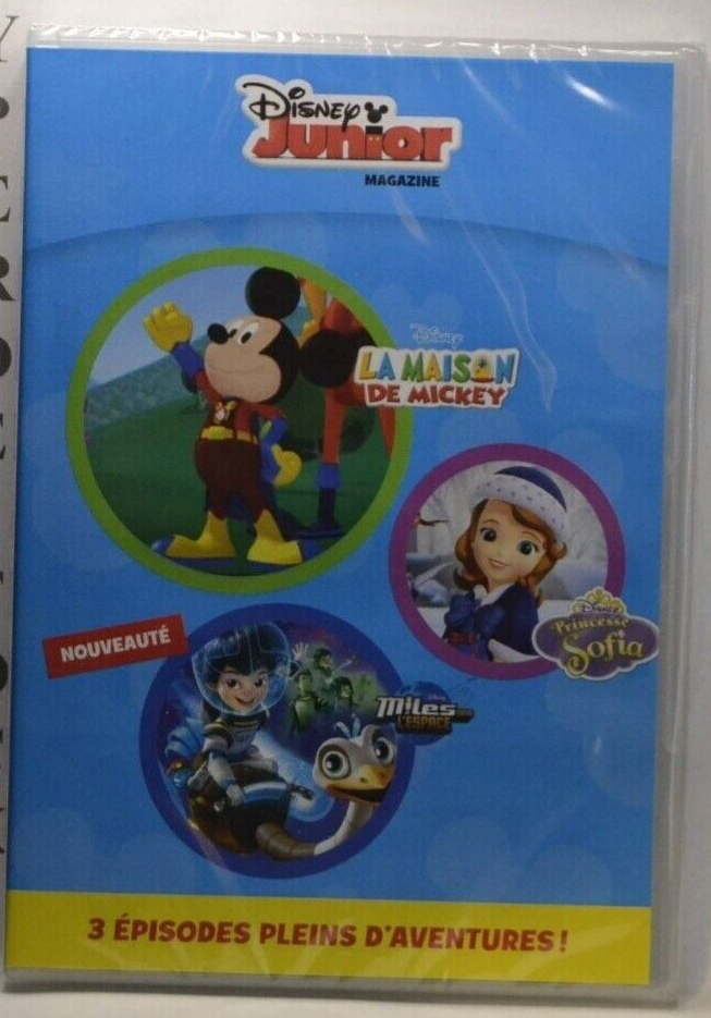 dvd disney junior la maison de mickey princesse sofia miles - NEUF