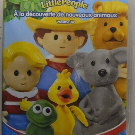 dvd little people à la découverte de nouveaux animaux - NEUF