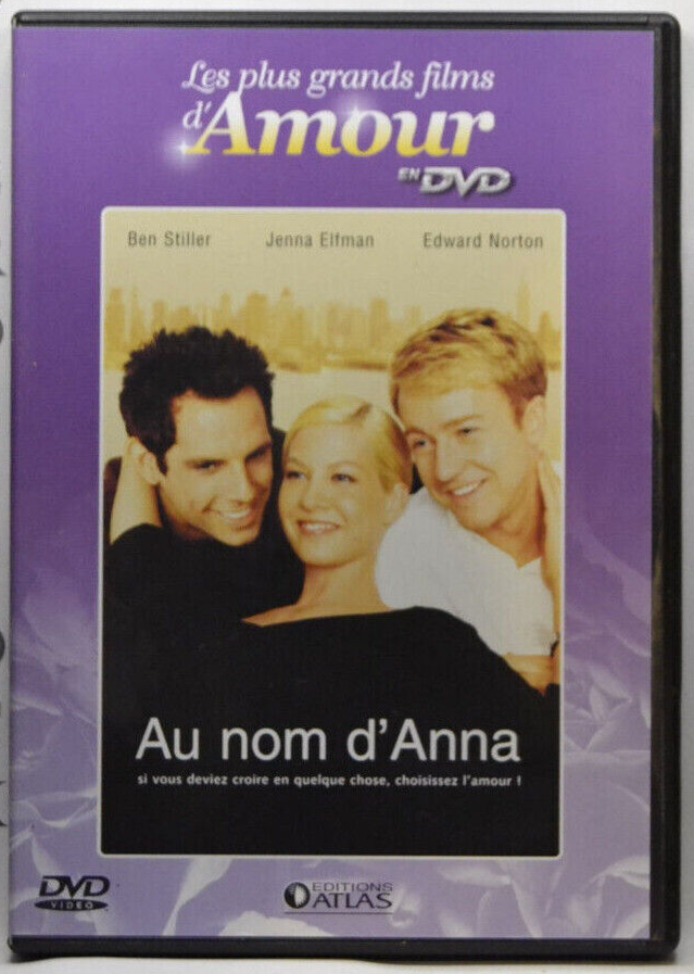 dvd Au nom d'Anna - Ben Stiller - Jenna Elfman - Edward Norton - Comédie dramatique