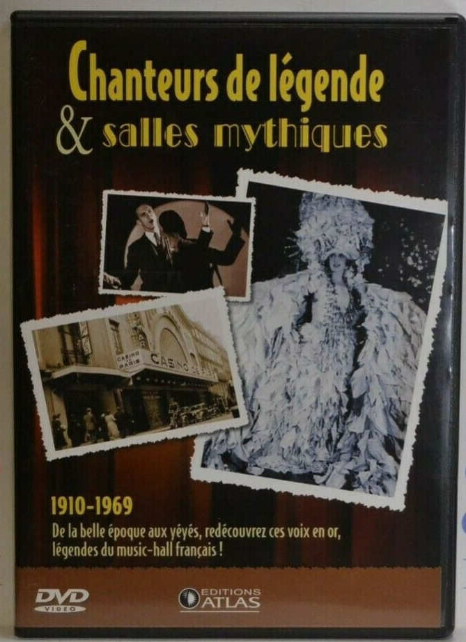 dvd Chanteurs de légende et salles mythiques - 1910-1969