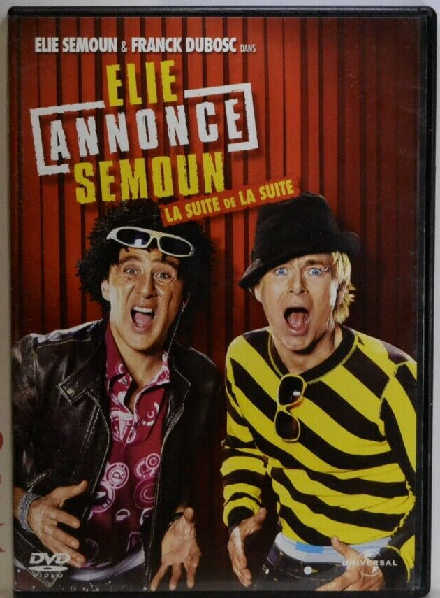 dvd Elie annonce Semoun - la suite de la suite