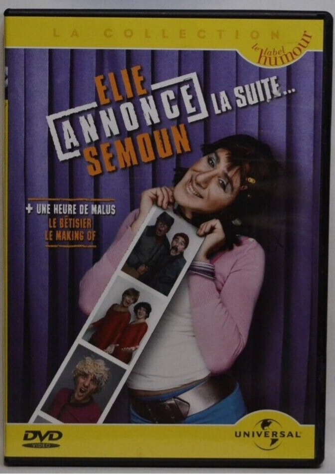 dvd Elie Semoun annonce la suite