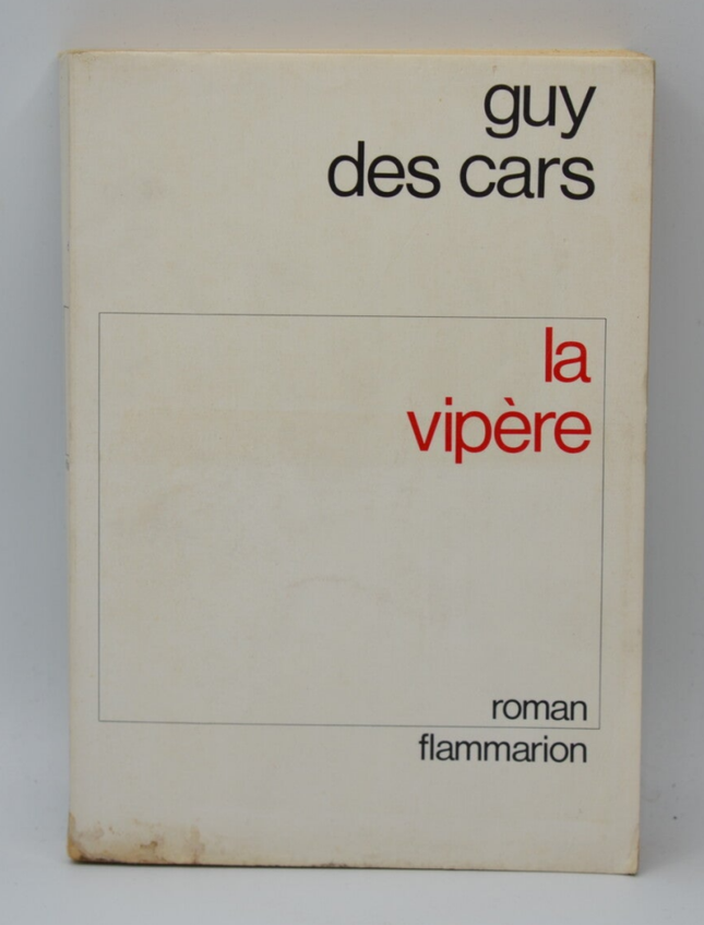 la vipère - Guy des cars - livre
