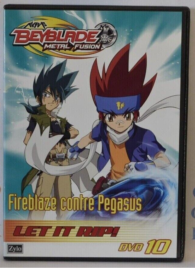 dvd beyblade fireblaze contre pegasus vol 10