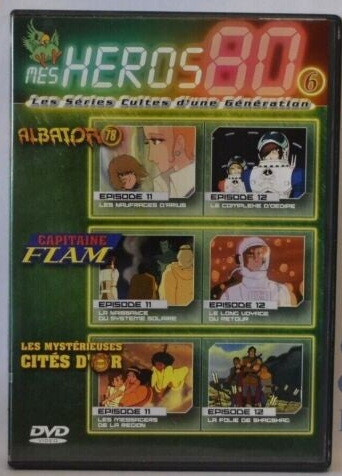 DVD My Heroes 80 Albator Captain Flam Cities of Gold Vol. 6