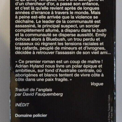le dernier rêve de la colombe diamant - adrian hyland - livre