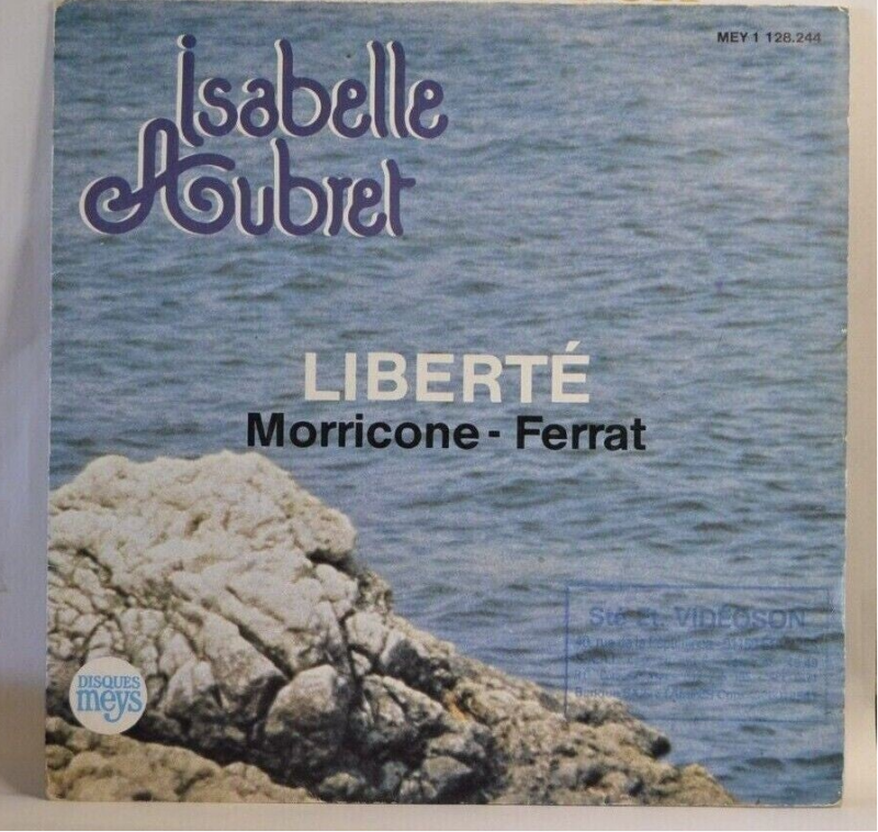45 U/min Vinyl-Schallplatte – Freedom Isabelle Aubret