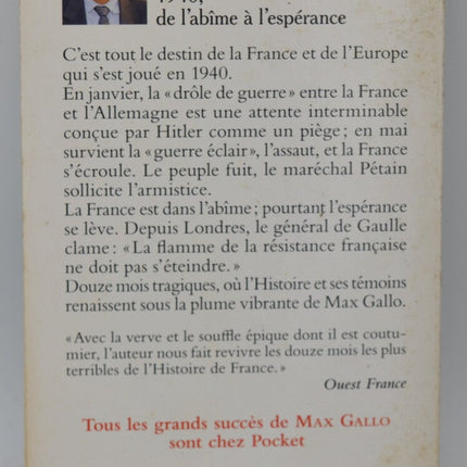 1940, From the Abyss to Hope - Max Gallo - 2011 - book