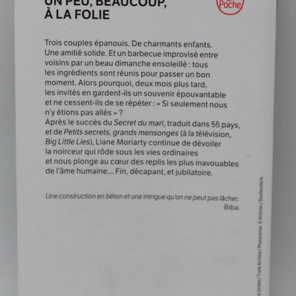 Un peu, beaucoup, à la folie – Liane Moriarty – roman suspense psychologique drame familial secrets de couple d’occasion - livre