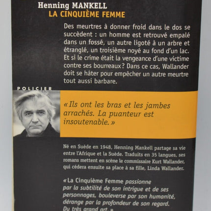 Die fünfte Frau - Henning Mankell - 2001 - Buch