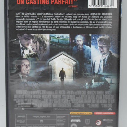 Shutter Island - Leonardo DiCaprio - Ben Kingsley - Scorsese DVD thriller