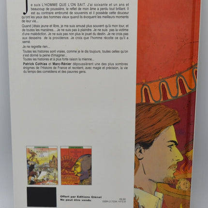 Le masque de fer Qui vengera Barrabas ? tome 2 - Marc Rénier Patrick Cothias - livre BD