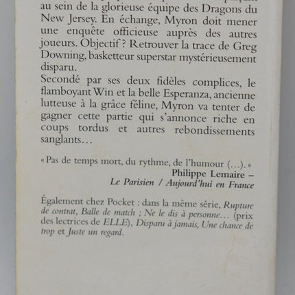 Faux rebond – thriller haletant d’Harlan Coben mêlant suspense et secrets - livre