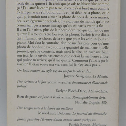 Rien de grave - Justine Lévy, roman contemporain sur secrets familiaux et relations complexes - livre