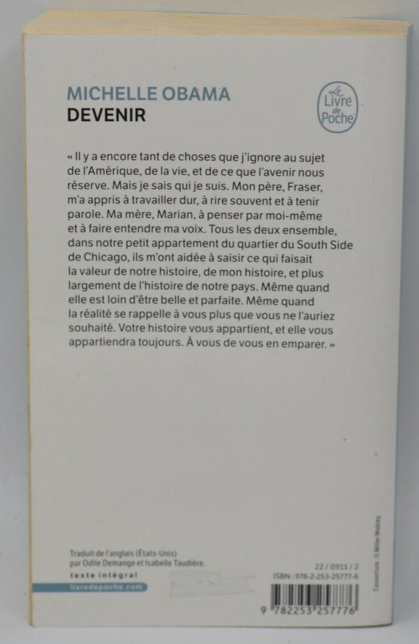 Devenir - Michelle Obama - 2020 - livre