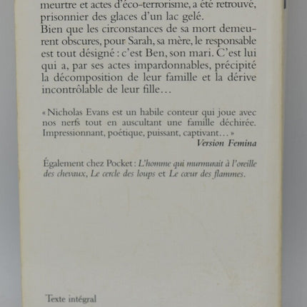 La ligne de partage - Nicholas Evans - livre