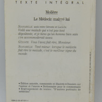 The Doctor in Spite of Himself - Molière - 1996 - book