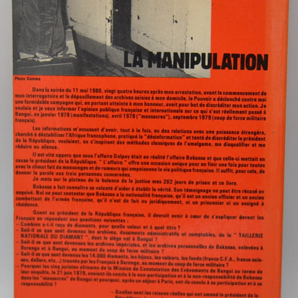 La manipulation - Roger Delpey - Livre