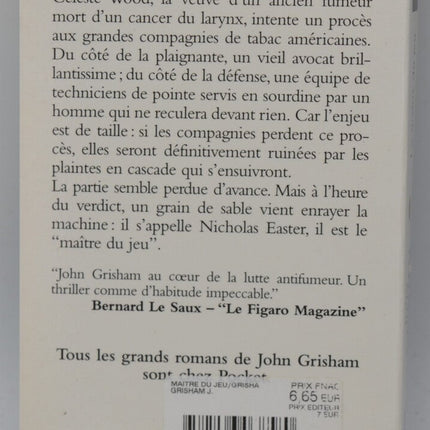 The Game Master - John Grisham - 2003 - book