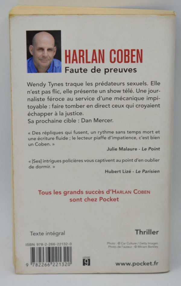 Lack of Evidence - Harlan Coben - 2012 - book