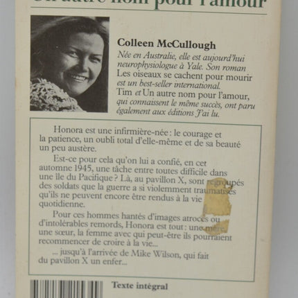 Ein anderer Name für Liebe - Colleen McCullough - 1992 - Buch