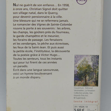 Bonheurs d’enfance - Christian Signol - Roman français émouvant - livre