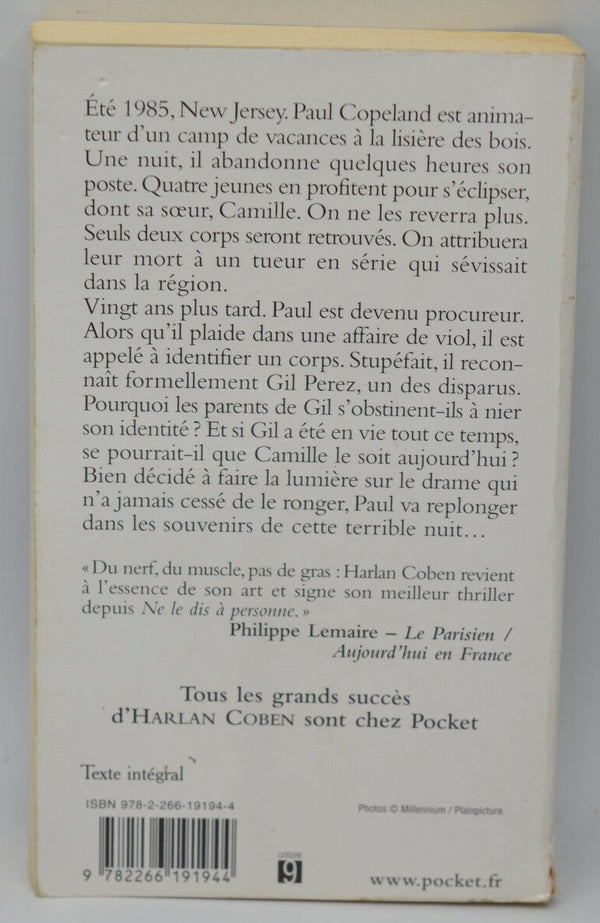 Dans Les Bois - Harlan Coben - livre