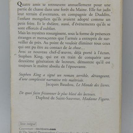 Dreamcatcher - Stephen King - livre