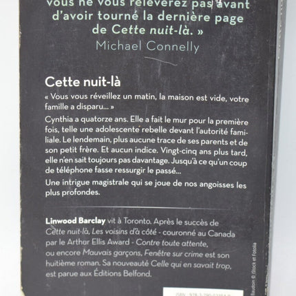 Cette nuit-là – Thriller haletant & suspense psychologique | Linwood Barclay - livre