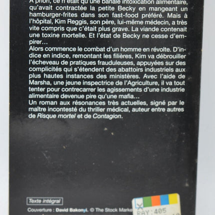 Toxine - Robin Cook - livre