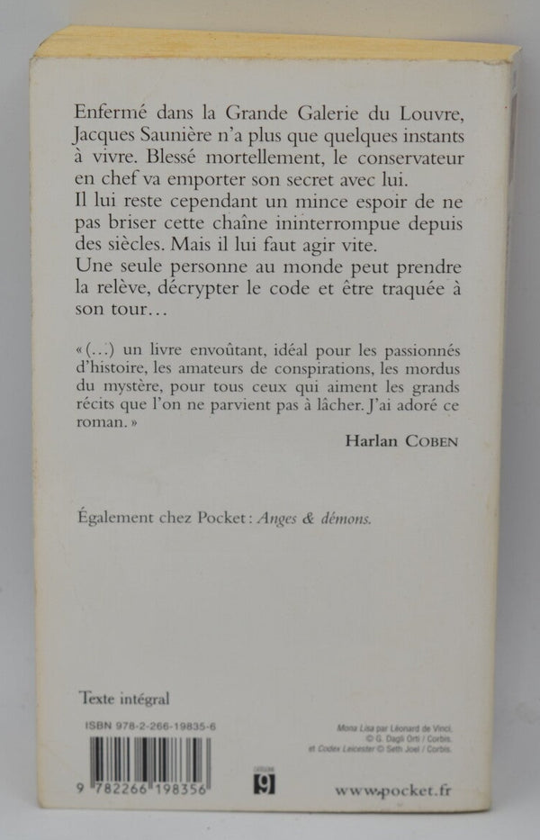 Da Vinci Code - Dan Brown - livre