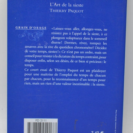 L'Art de la sieste - Thierry Paquot - livre