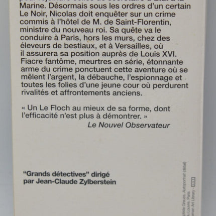 Das Verbrechen im Hotel Saint-Florentin - Jean-François Parot - 2005 - Buch