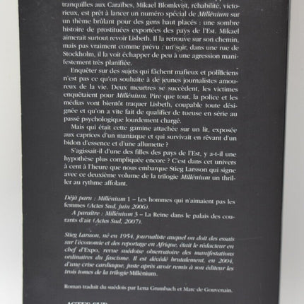 Das Mädchen, das von einem Benzinkanister und einem Streichholz träumte - Larsson Stieg - 2008 - Buch