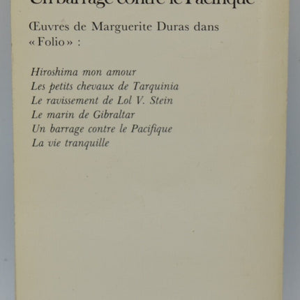 A Dam Against the Pacific - Marguerite Duras - 2001 - book