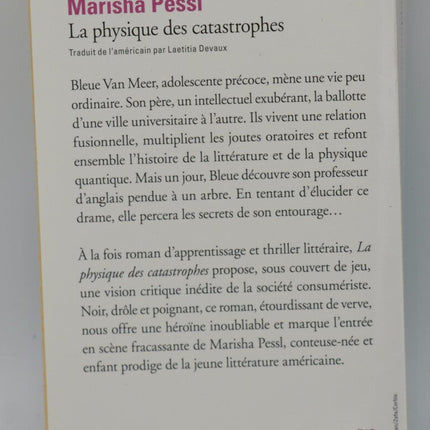 La physique des catastrophes - Marisha Pessl - livre
