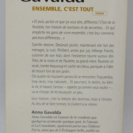 Ensemble c'est tout - Anna Gavalda - livre