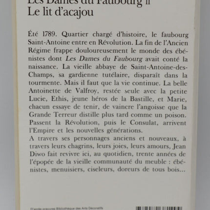 Les Dames du faubourg, tome 2 - Le Lit d'acajou - Jean Diwo - livre