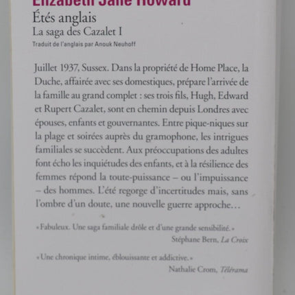 Die Cazalet-Saga Band 1 - Englische Sommer - Elizabeth Jane Howard - 2021 - Buch