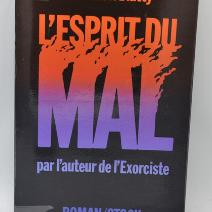 L'esprit du mal - William P.Blatty - 1983 - livre