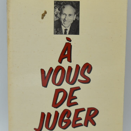 A vous de juger - Casamayor - 1981 - livre